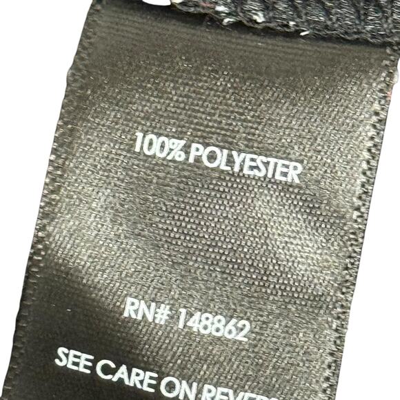 Torrid Harper Short Sleeve Georgette Black Print Flutter Sleeve Top Shirt sz 3X - Picture 15 of 16